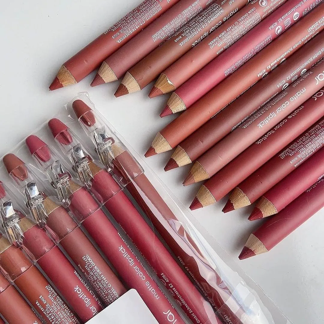 12pcs Flormar Jumbo Lip Liner Pencils Waterproof & Long-lasting