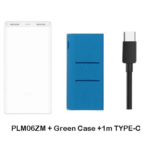 2019 NEW Xiaomi mi Power Bank 20000mAh 3 USB-C 45W Three Ports Output PD Quick Charger Powerbank Xiaomi 2C External Battery Pack