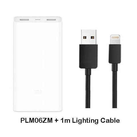 2019 NEW Xiaomi mi Power Bank 20000mAh 3 USB-C 45W Three Ports Output PD Quick Charger Powerbank Xiaomi 2C External Battery Pack