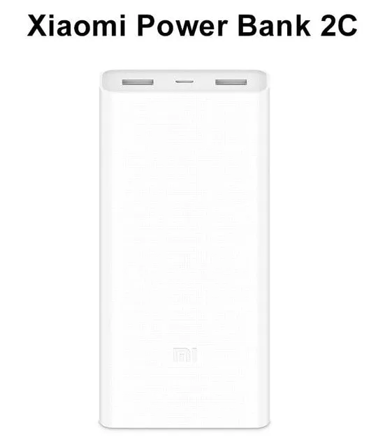 2019 NEW Xiaomi mi Power Bank 20000mAh 3 USB-C 45W Three Ports Output PD Quick Charger Powerbank Xiaomi 2C External Battery Pack