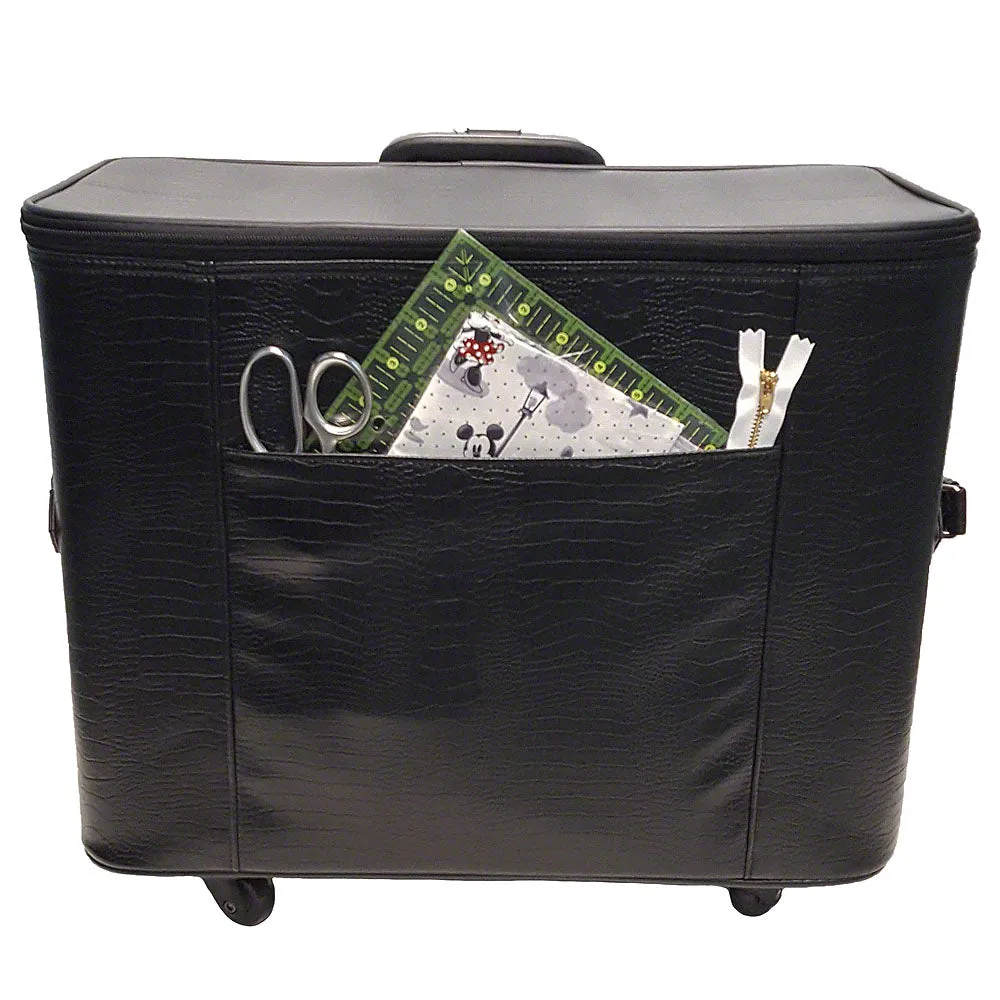 20in Wheeled Sewing Machine Hard Case - Black