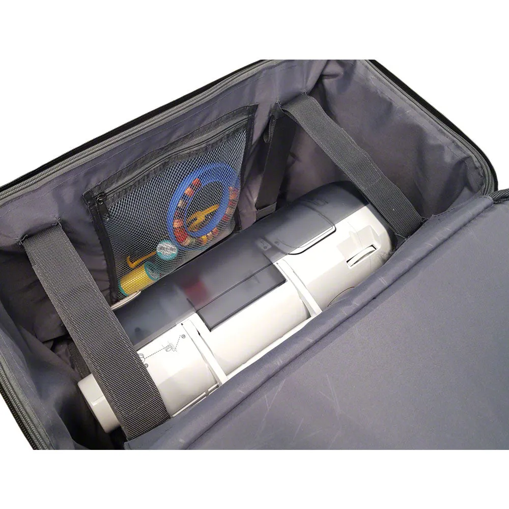 20in Wheeled Sewing Machine Hard Case - Black