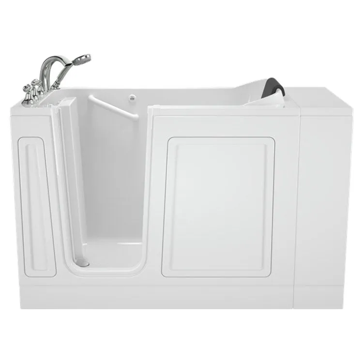 2848 Series 28"W x 48"L Acrylic Walk-In Soaking Bathtub with Left-Hand Drain/Faucet