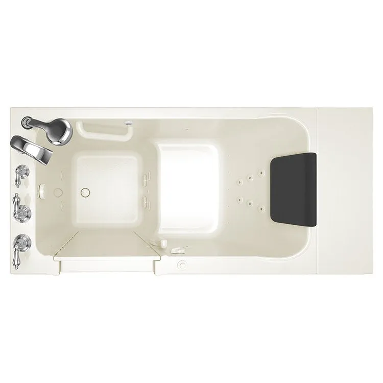 2848 Series 28"W x 48"L Acrylic Walk-In Whirlpool Bathtub with Left-Hand Drain/Faucet