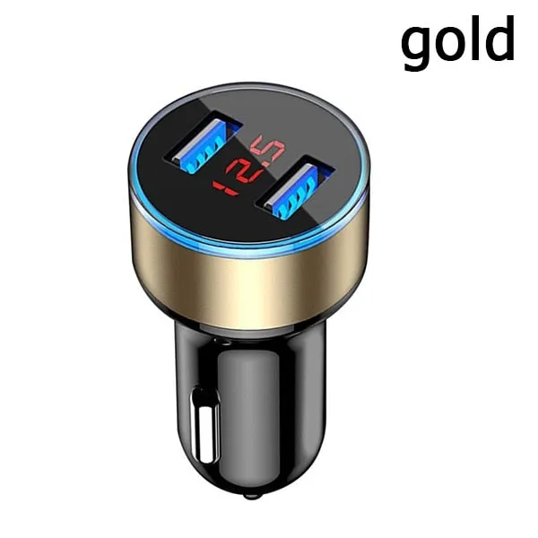 3.1A Dual USB Car Charger with LED Display