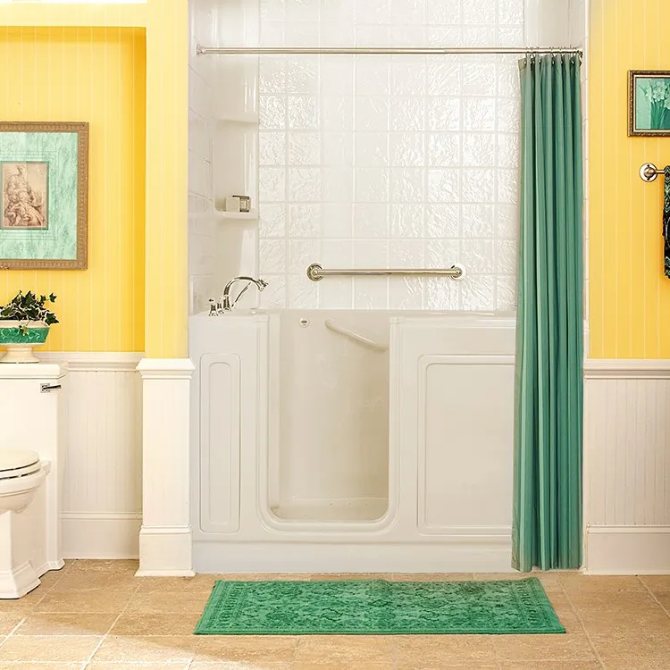 3260 Series 32"W x 60"L Acrylic Walk-In Soaking Bathtub with Left-Hand Drain/Faucet