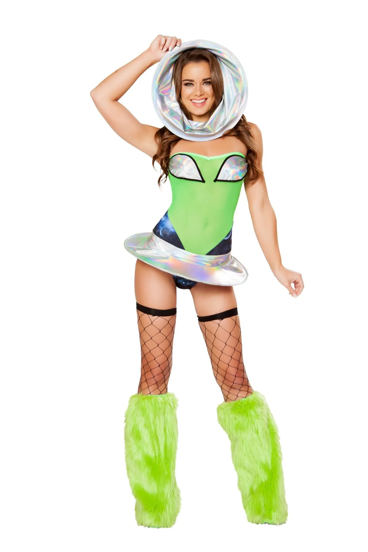 3274 - Alien Romper with Sheer Detail