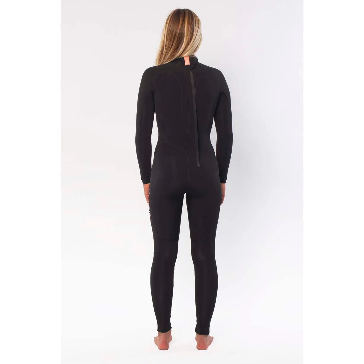 4/3 mm SisstrEvolution Seven Seas Back Zip Full Wetsuit - Solid Black