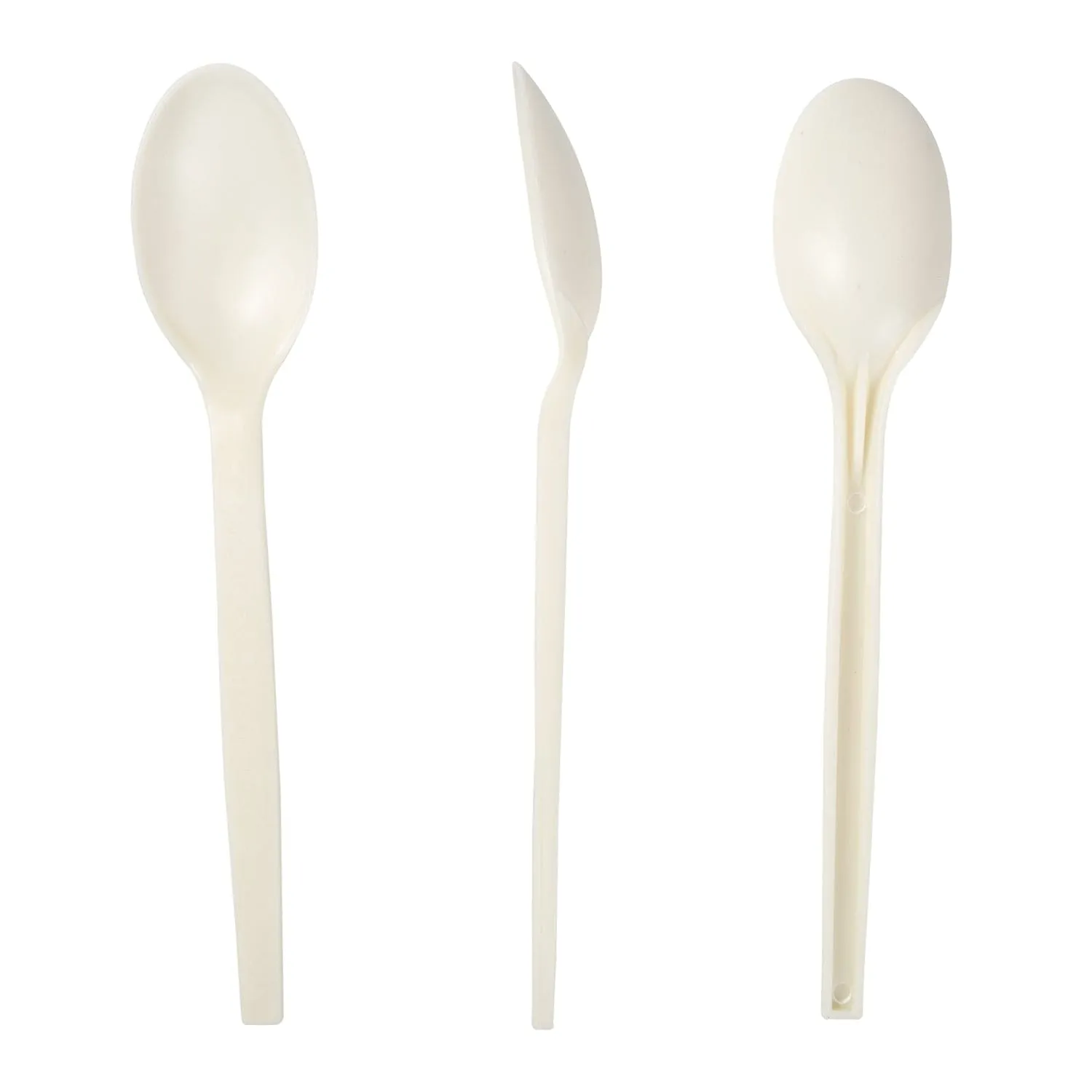 7" Plant Starch Spoons, Case of 1,000