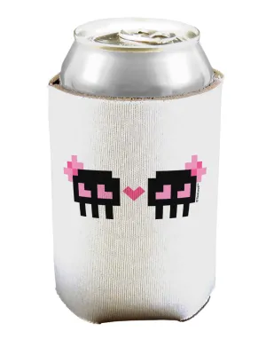 8-Bit Skull Love - Girl and Girl Can / Bottle Insulator Coolers
