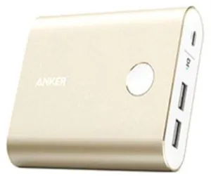 Anker PowerCore  13400 Premium Aluminum Portable Charger with Qualcomm Quick Charge 3.0 (Gold)