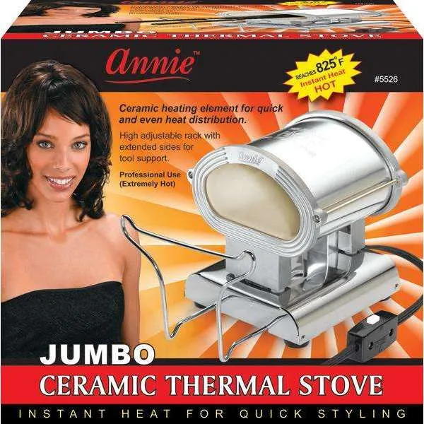 Annie Ceramic Thermal Stove - Large, Silver
