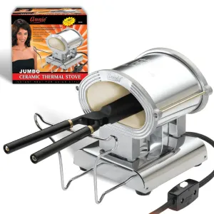 Annie Ceramic Thermal Stove - Large, Silver