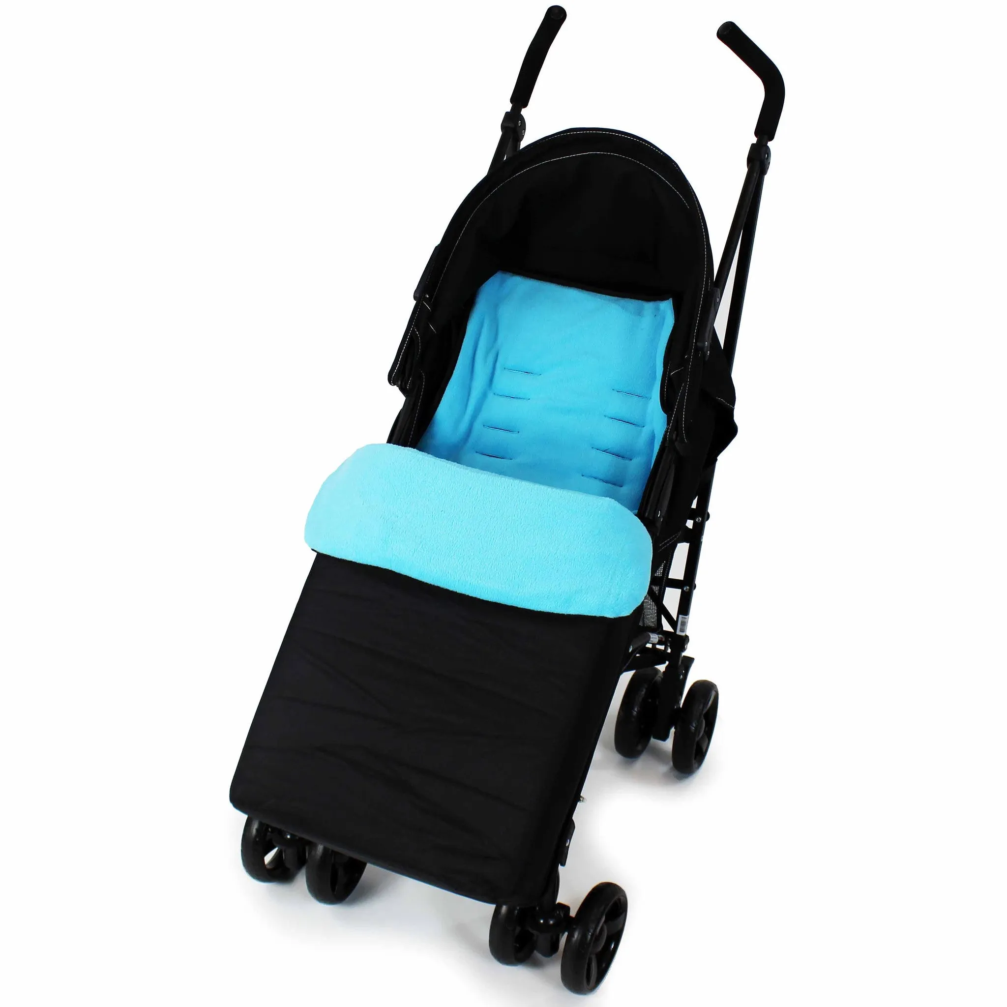 Buddy Jet Footmuff  For Hauck London All in One Travel System (Rainbow/Black)