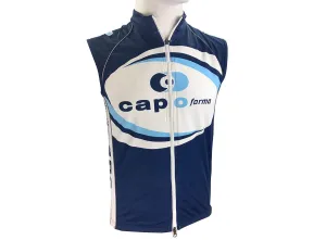 Capoforma Retro Lite Super Corsa Short Sleeve Wind Jersey - Blue-Blue Corsa
