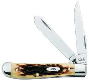 CASE 00013 Folding Pocket Knife, 2.7 in Clip, 2-3/4 in Spey L Blade, Tru-Sharp Surgical Stainless Steel Blade, 2-Blade :EA: QUANTITY: 1