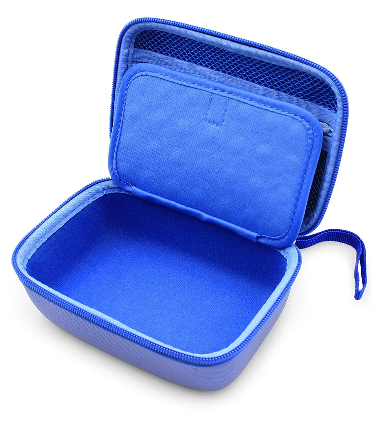 CASEMATIX Travel Case Compatible with Bakugan Figures, BakuCores and Trading Cards - Hard Shell Bakugan Case with Padded Divider and Wrist Strap