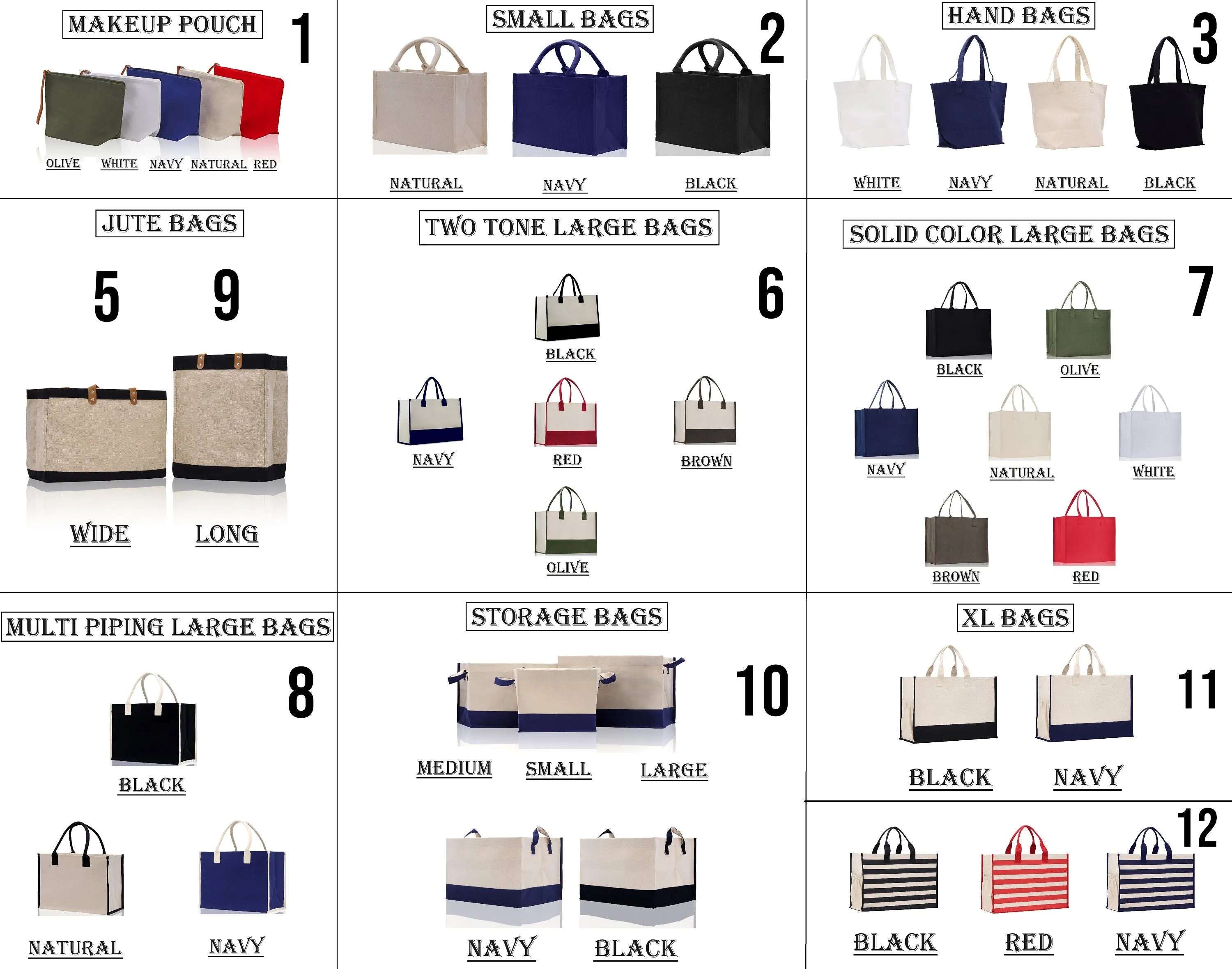 Cookbooks Storage Canvas Tote Bag Cooking Storage Cooking Lover Basket Cooking Books Basket (PSB1001)