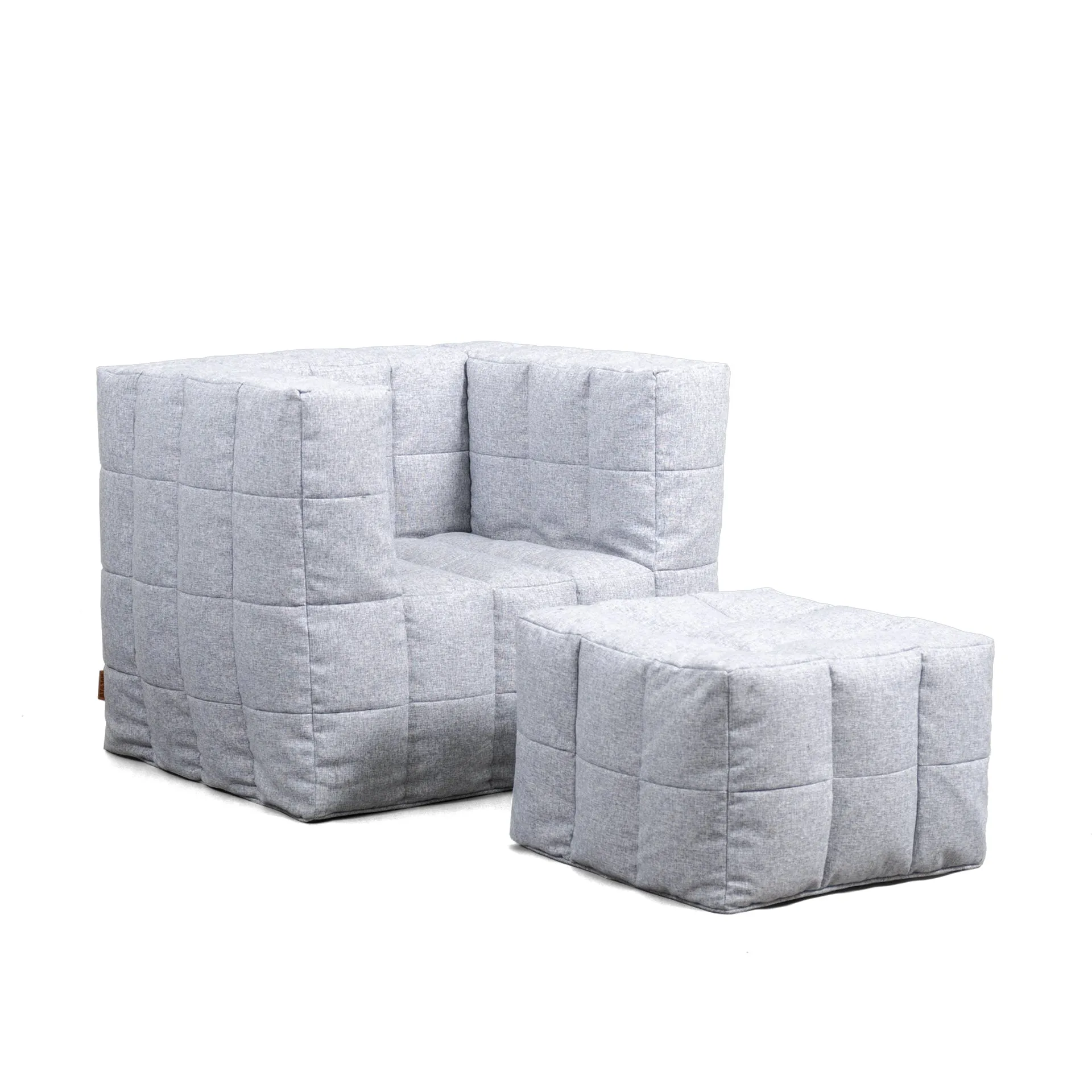 Cube Chair with Ottoman