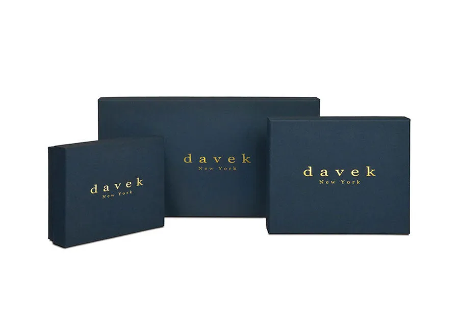DAVEK SLIM FOLD with mini pen & pull tab - BROWN