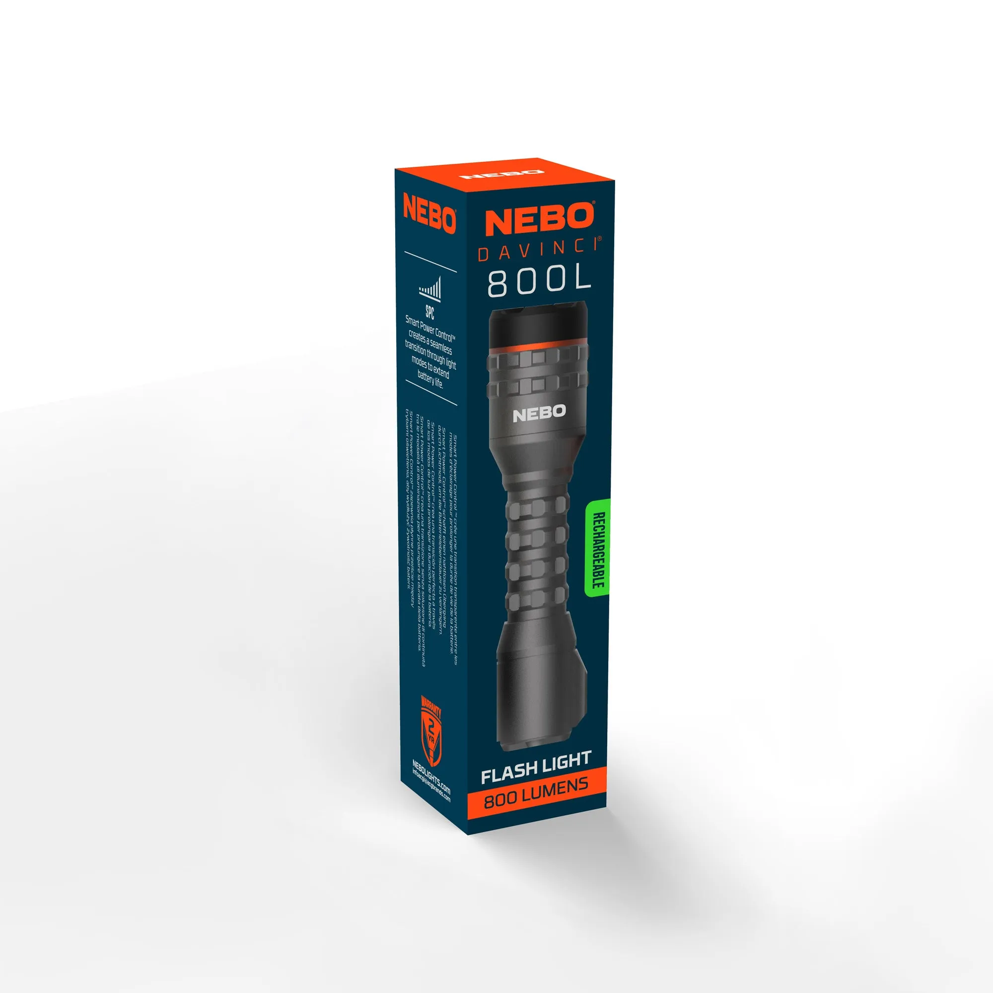 DAVINCI™ 800L, Rechargeable Flashlight   Power Bank