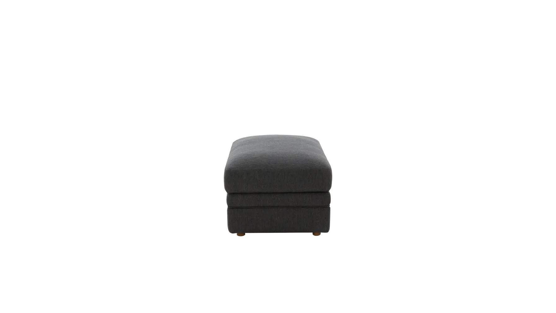 Feel Good Storage Ottoman, Dark Shadow