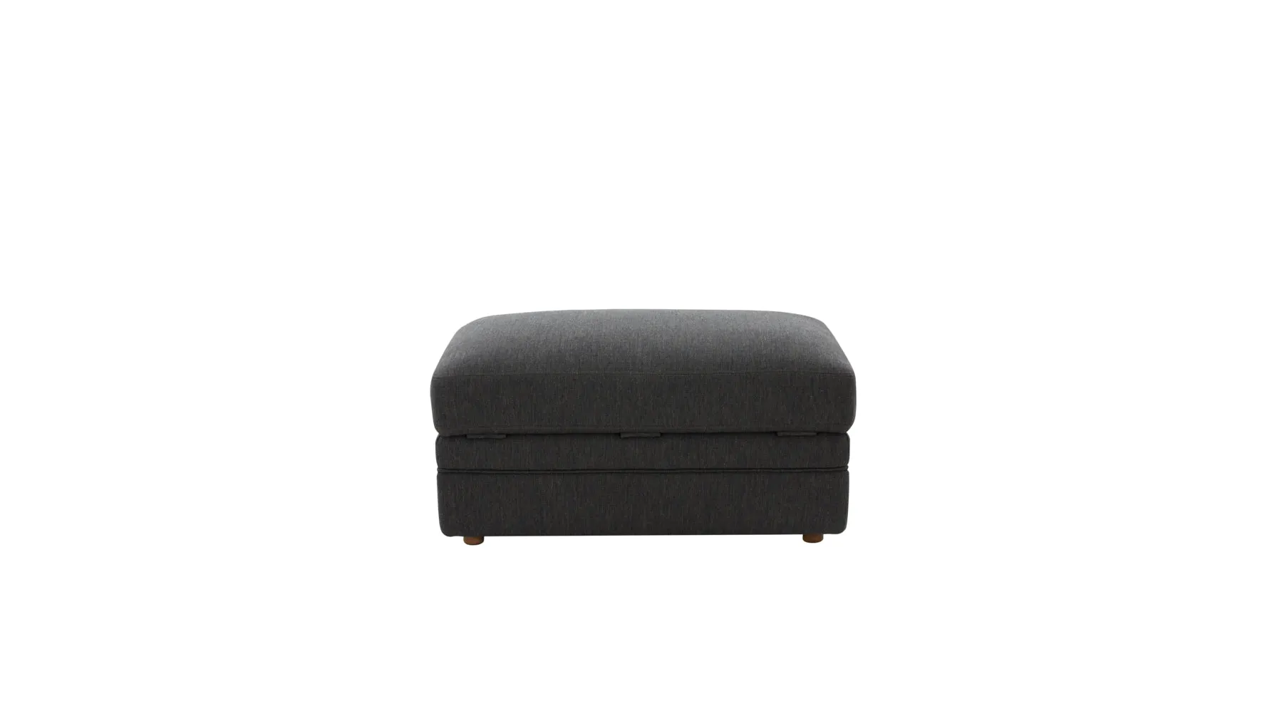 Feel Good Storage Ottoman, Dark Shadow