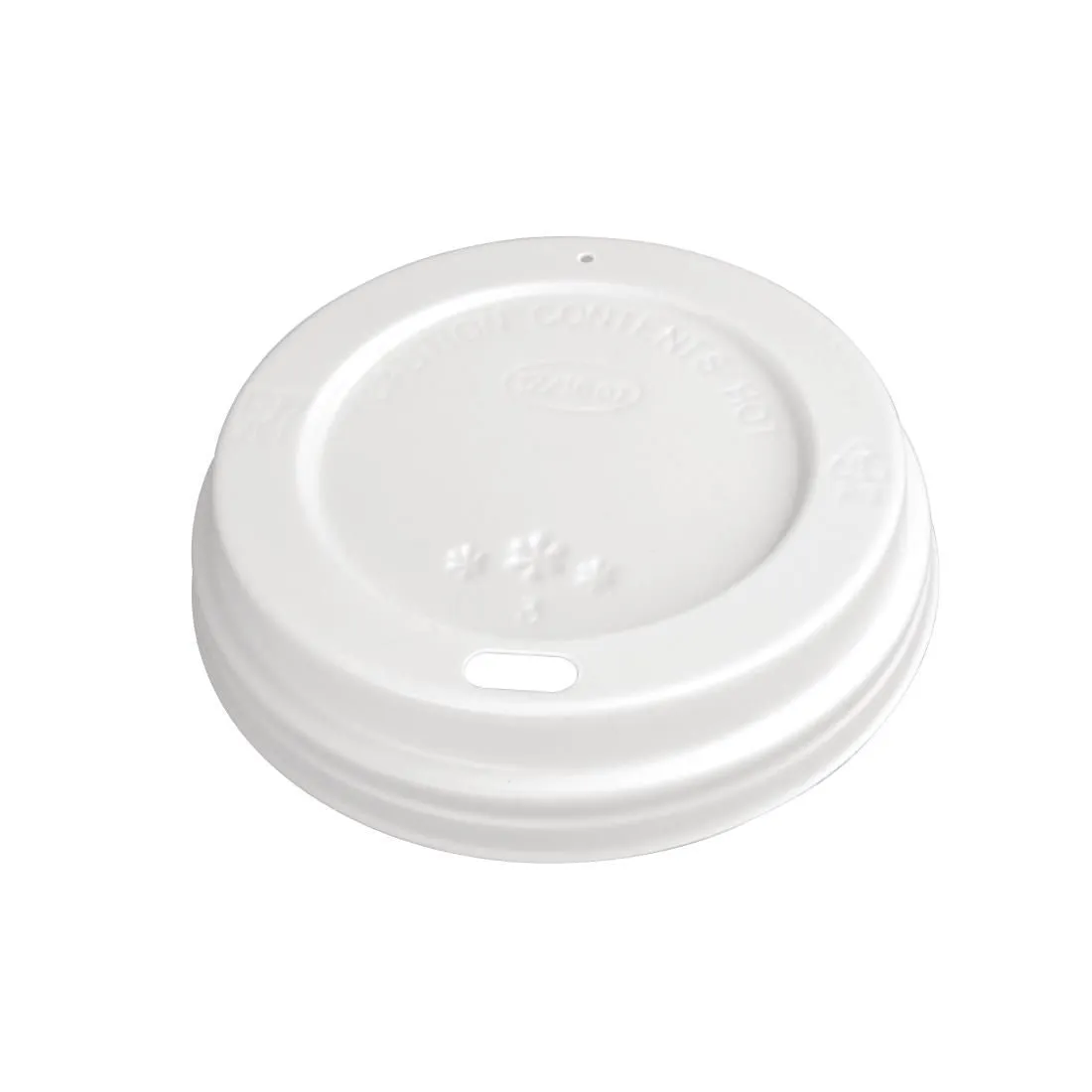 Fiesta Disposable Coffee Cup Lids White 340ml / 12oz and 455ml / 16oz (Pack of 1000) - CE257
