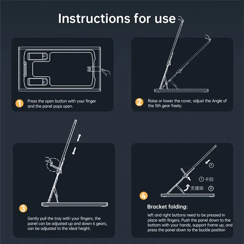 Foldable Metal Phone Tablet Stand