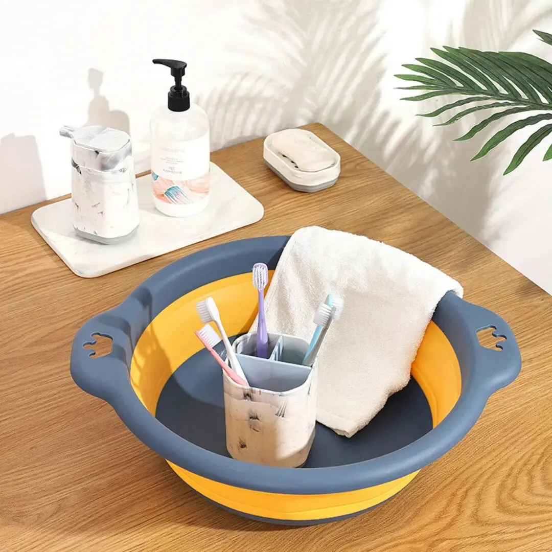 Foldable Travel Wash Basin for Bathroom