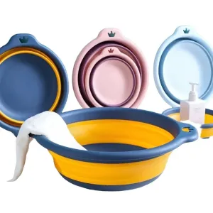 Foldable Travel Wash Basin for Bathroom