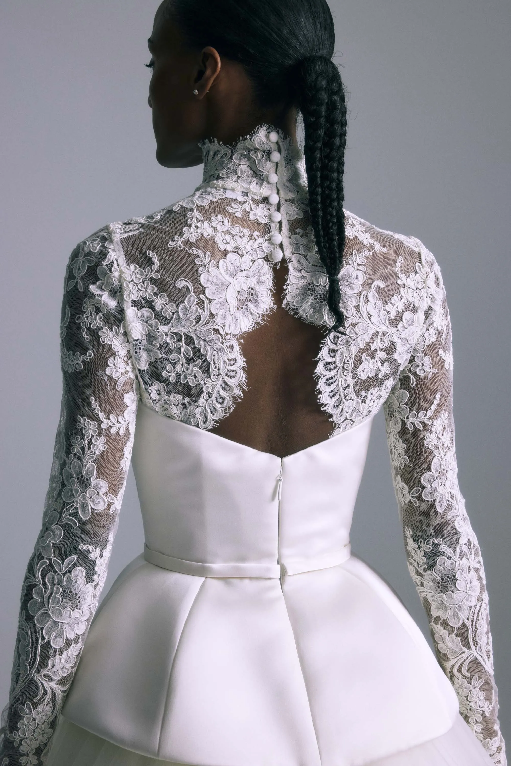 French Alenon Lace Topper