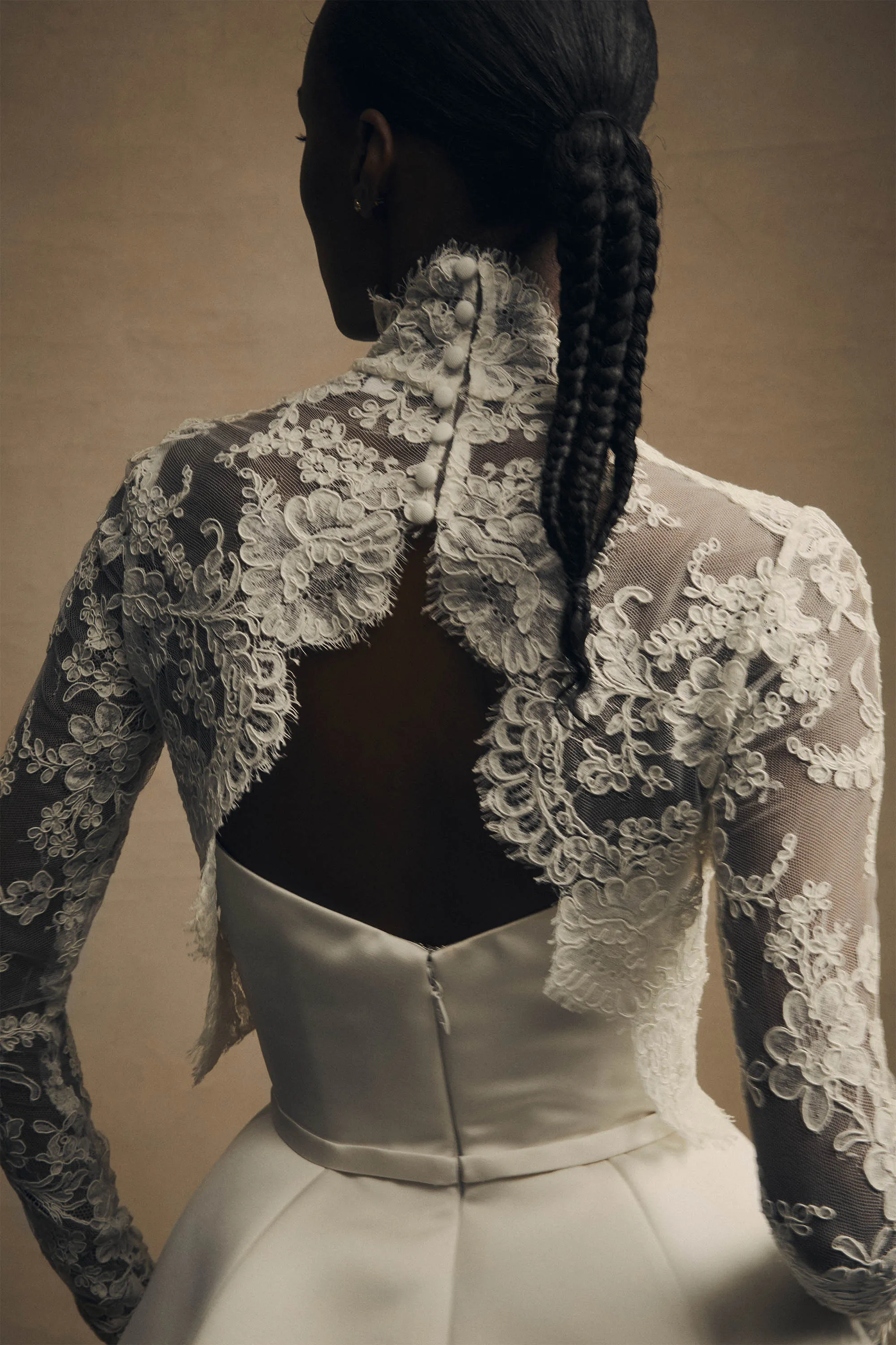 French Alenon Lace Topper