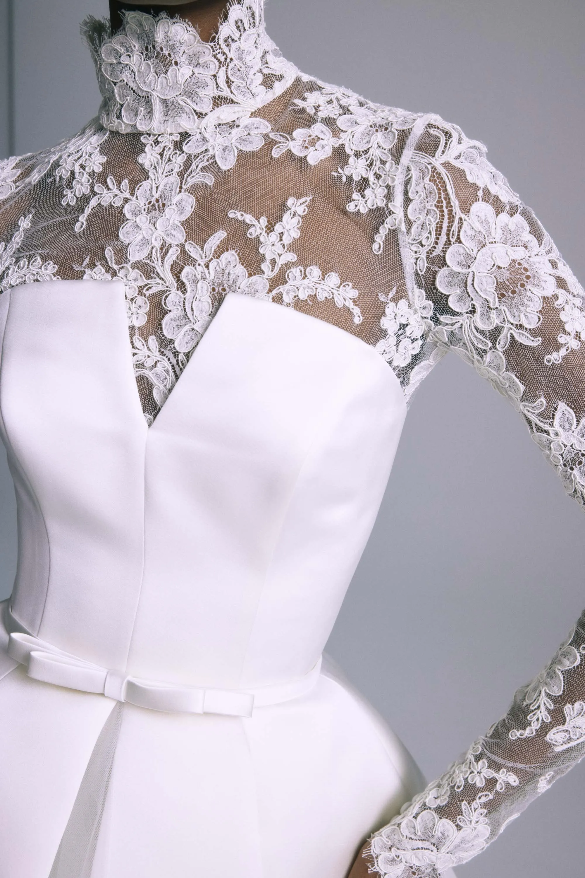 French Alenon Lace Topper