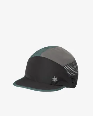 Goldwin Compact Run Mesh Cap Black Deep Cypress Grey