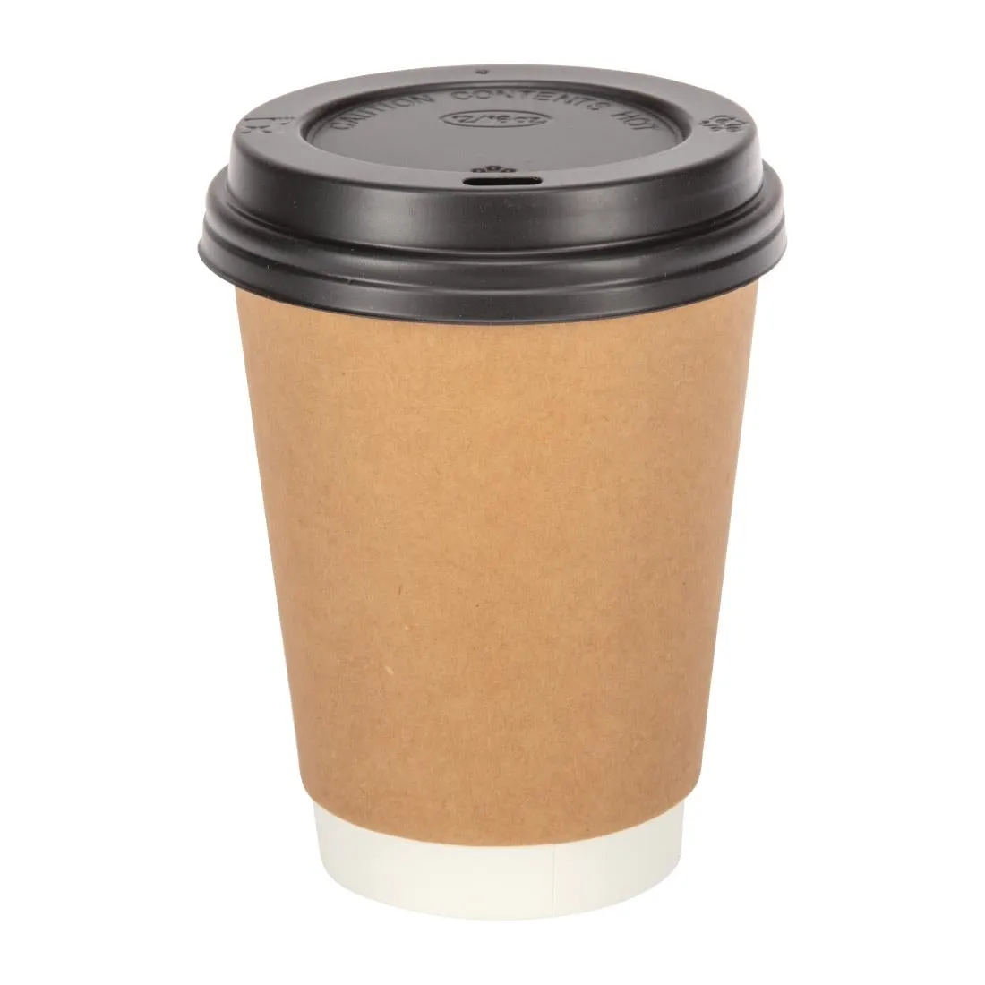 GP440 Fiesta Disposable Coffee Cups Double Wall Kraft 340ml / 12oz (Pack of 500) GP440