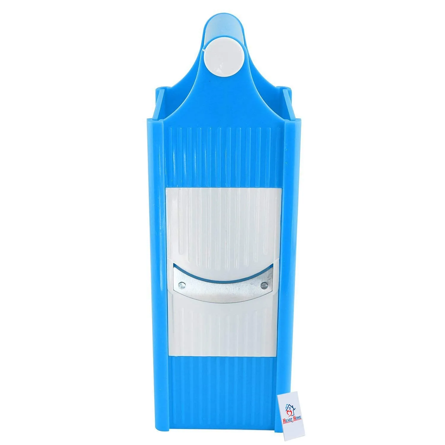 Heart Home Plastic 4 in 1 Vegetable Slicer/Potato Chips Maker Grater with 4 Sides Vegetable Choppers-Potato Chips Maker Vegetable Potato Slicer and Smooth Grip (Multi)-HEART10209