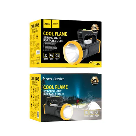 Hoco. Long Range White Light Rechargeable Portable Camping Torch | D146