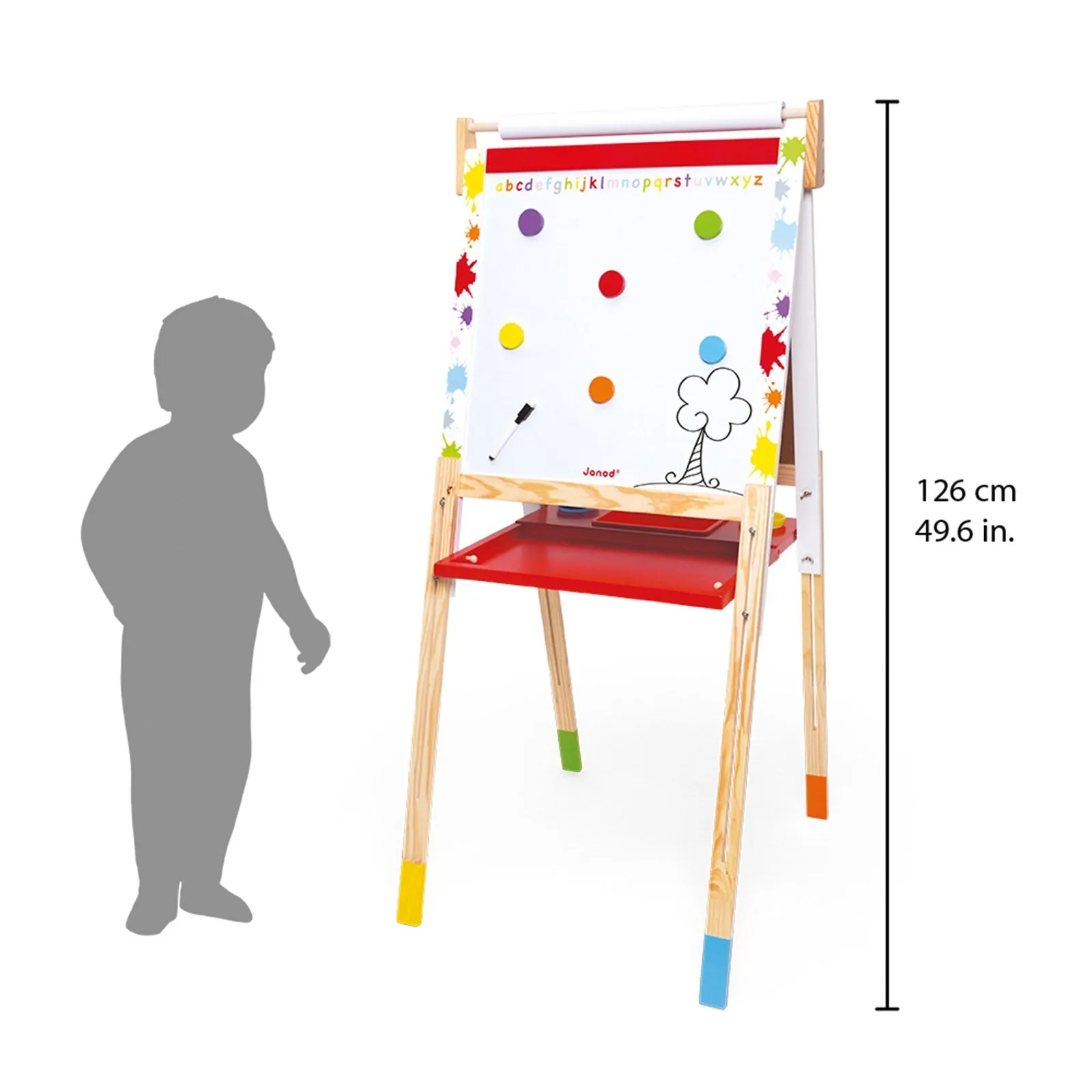 Janod Splash Adjustable Easel