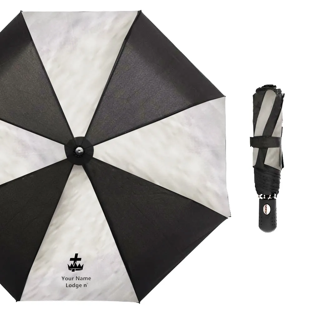 Knights Templar Commandery Umbrella - Three Folding Windproof