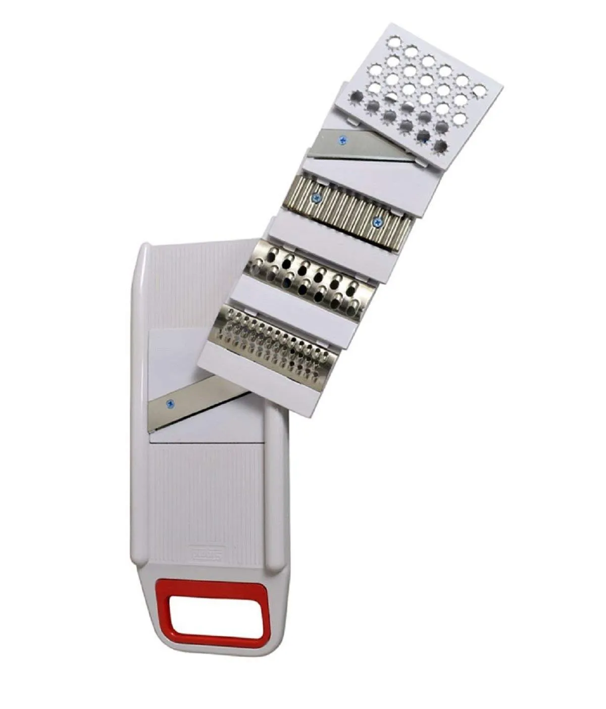 Kuber Industries Plastic 6 in 1 Multi Purpose Vegetable Slicer Grater (Multicolour)