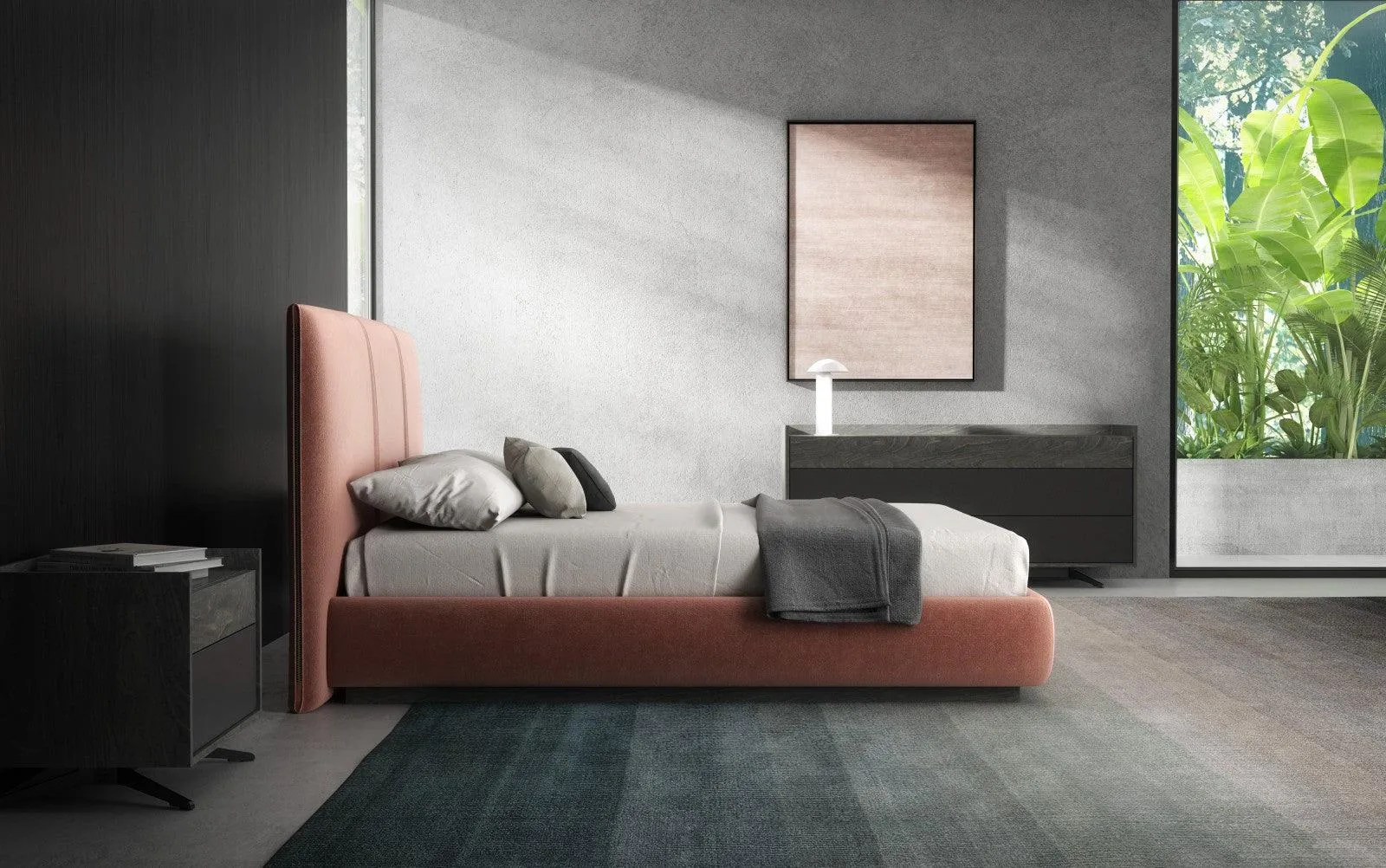 Laurent 2 Drawer Nighstand
