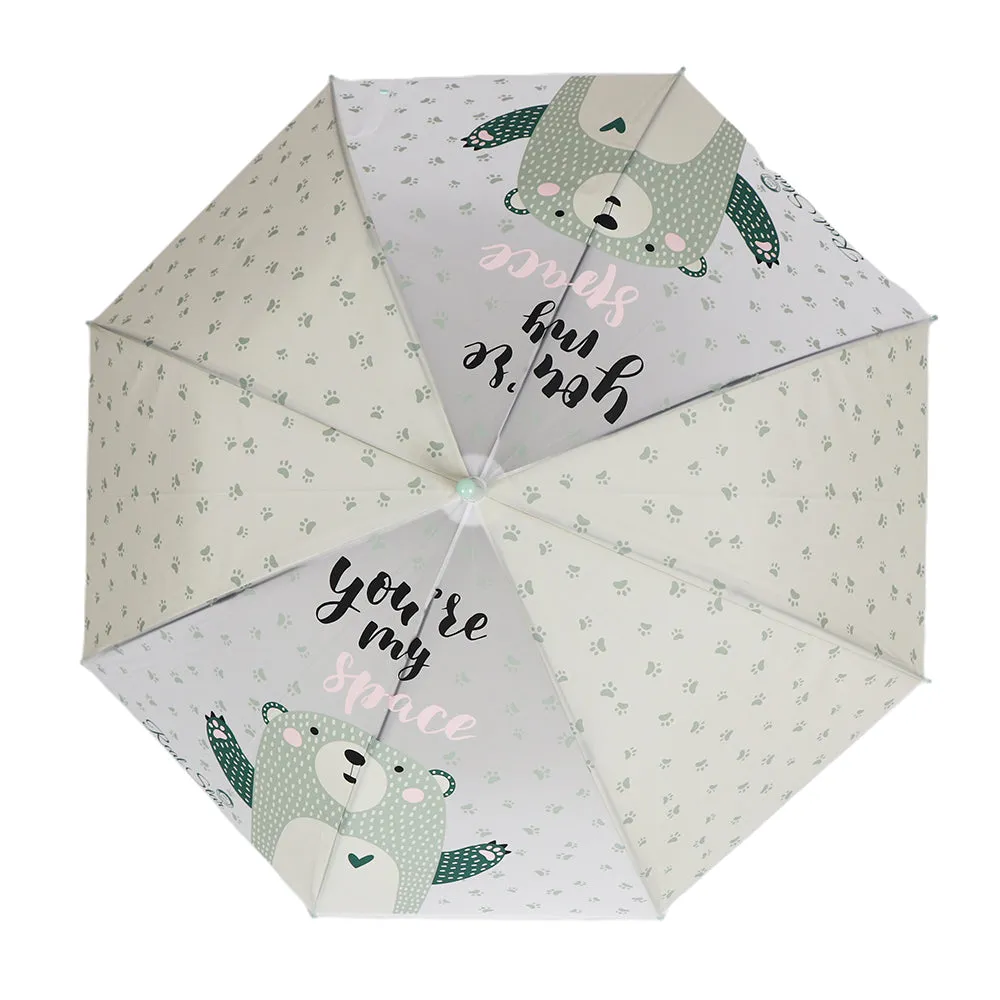 Little Surprise Box Light Green, Translucent Kelly-Jo All Over Teddy PawsRain And All-Season UmbrellaFor Kids & Adults.