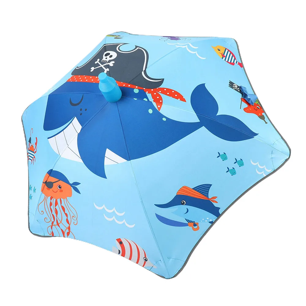 Little Surprise Box Lil Sailor Theme,Canopy Shape Umbrella For Kids,5-12yrs