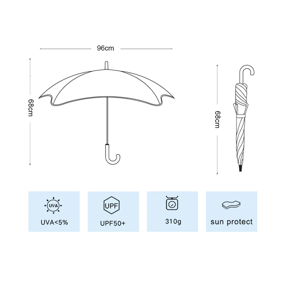 Little Surprise Box Little Surprise Box, 3d Tail Cool Dino Transparent Patch Kids Umbrella, 2-5 years, Yellow