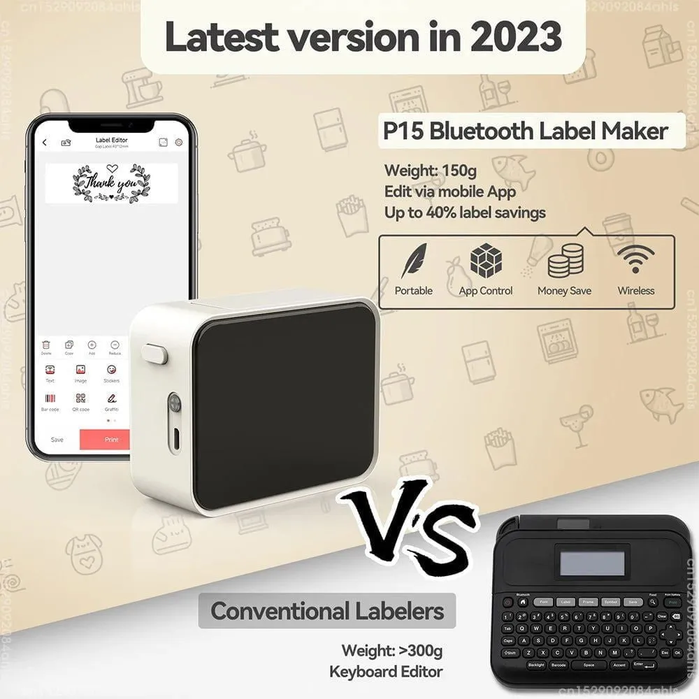 LovelyRLovely Wireless Bluetooth Label Printer