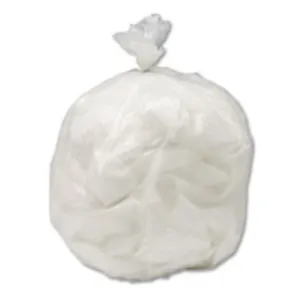 LOW-DENSITY TRASH CAN LINERS, 0.7 MIL, 24 X 30, WHITE, 120-BX (5 BOXES PER PACK)