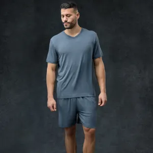 Men's Pajama Set - Short   Tee (Dusk)