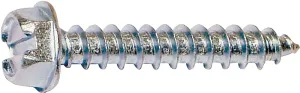 Midwest Fastener 02930 Screw, #8 Thread, 2 in L, Coarse Thread, Hex, Slotted Drive, Self-Tapping, Sharp Point, Steel :BX100: QUANTITY: 1