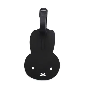 Miffy Face Die-Cut Luggage Tag, Black